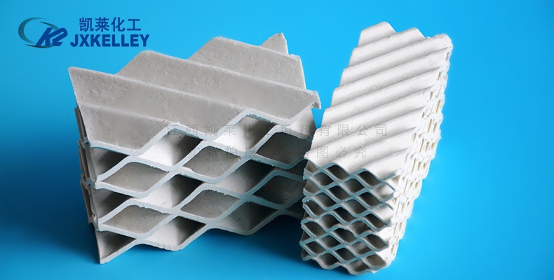 陶瓷波紋填料圖片 陶瓷波紋填料圖片